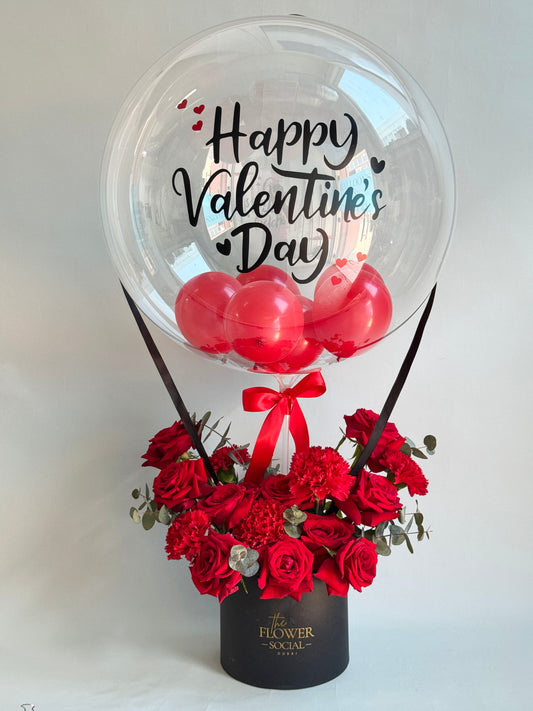 Valentine's Day Hot Air Basket
