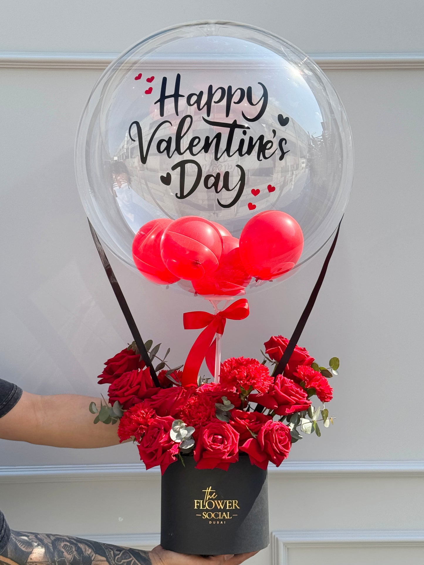 Valentine's Day Hot Air Basket