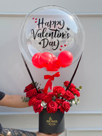 Valentine's Day Hot Air Basket