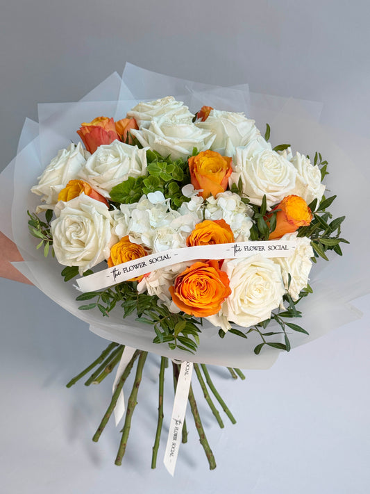 White And Orange Bouquet