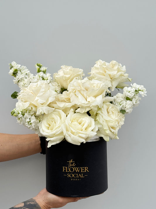 Maison White Flower Box
